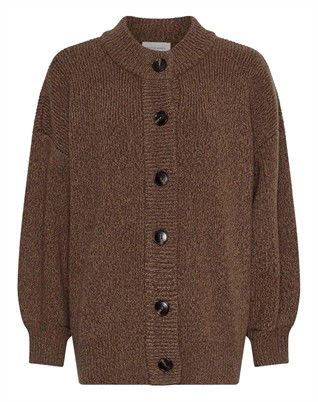 MSCHLissi Knit Cardigan - Slate Black Melange